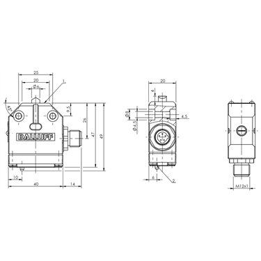 BNS 819-99-D-10-FC-S80 BALLUFF  - Codice di ordinazione: BNS03ZW