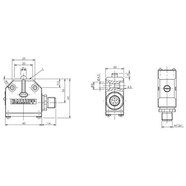 BNS 819-99-D-12-S80 BALLUFF  - Codice di ordinazione: BNS0042