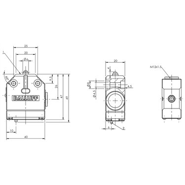 BNS 819-99-K-10-FC BALLUFF  - Codice di ordinazione: BNS03TW