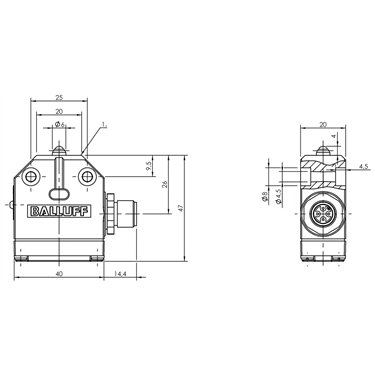 BNS 819-99-K-11-S4 BALLUFF  - Codice di ordinazione: BNS0469