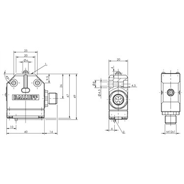BNS 819-99-K-12-FC-S80 BALLUFF  - Codice di ordinazione: BNS042R