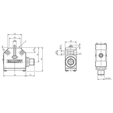 BNS 819-99-K-12-S80 BALLUFF  - Codice di ordinazione: BNS004L