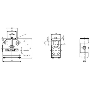 BNS 819-99-R-10 BALLUFF  - Codice di ordinazione: BNS004P