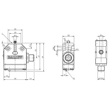 BNS 819-99-R-10-FC-S80 BALLUFF  - Codice di ordinazione: BNS03Y9