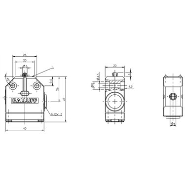 BNS 819-99-R-11 BALLUFF  - Codice di ordinazione: BNS004U