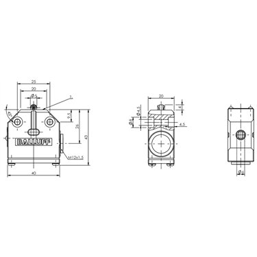 BNS 819-99-R-12 BALLUFF  - Codice di ordinazione: BNS004Y