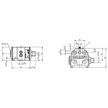 BNS 819-B02-R08-40-10-S80R BALLUFF  - Codice di ordinazione: BNS01R4