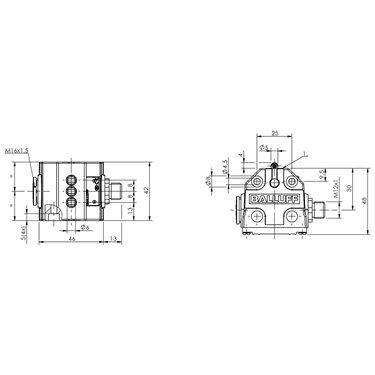 BNS 819-B03-R08-40-13-S80R BALLUFF  - Codice di ordinazione: BNS01U5