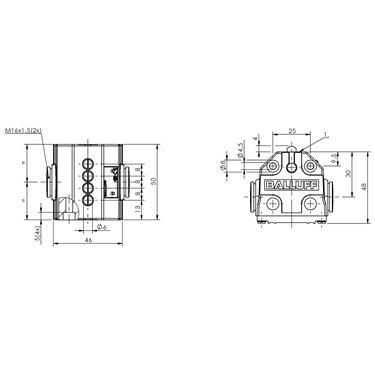 BNS 819-B04-D08-40-10 BALLUFF  - Codice di ordinazione: BNS01UJ