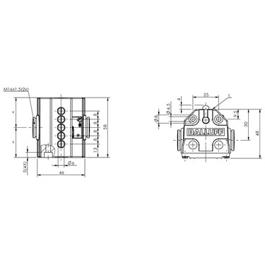 BNS 819-B05-D08-40-10 BALLUFF  - Codice di ordinazione: BNS01Y9