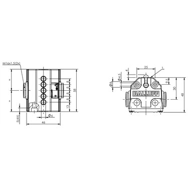 BNS 819-B05-D08-40-13 BALLUFF  - Codice di ordinazione: BNS01YF