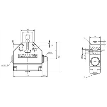 BNS 819-FD-60-101-FD-S4R BALLUFF  - Codice di ordinazione: BNS000C