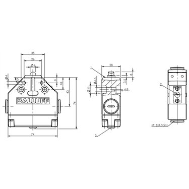 BNS 819-FE-60-101-FD BALLUFF  - Codice di ordinazione: BNS000P