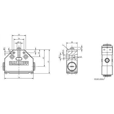 BNS 819-FK-60-101 BALLUFF  - Codice di ordinazione: BNS0005