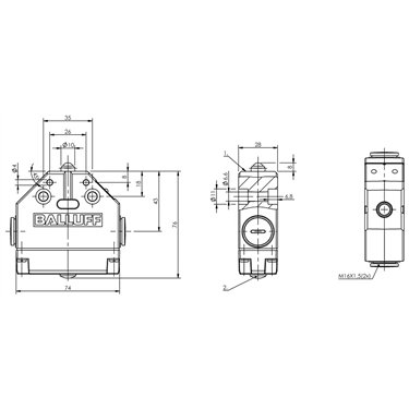BNS 819-FK-60-101-FD BALLUFF  - Codice di ordinazione: BNS0006