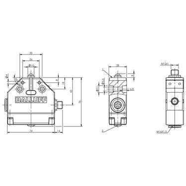 BNS 819-FK-60-101-FD-S80R BALLUFF  - Codice di ordinazione: BNS000U