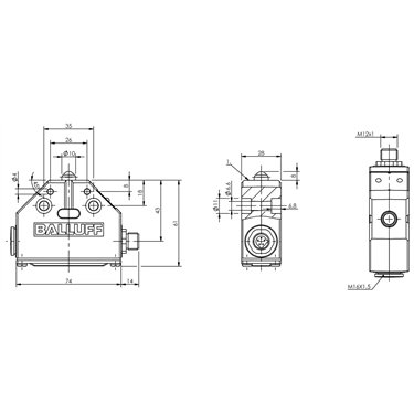 BNS 819-FK-60-101-S80R BALLUFF  - Codice di ordinazione: BNS000Z