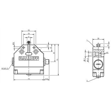 BNS 819-FL-60-101-FD-S4R BALLUFF  - Codice di ordinazione: BNS0007