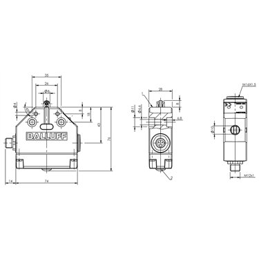 BNS 819-FL-60-101-FD-S80L BALLUFF  - Codice di ordinazione: BNS0558