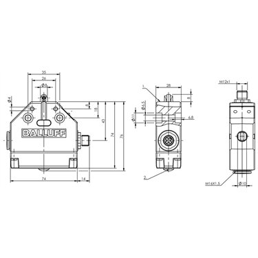 BNS 819-FR-60-101-FD-S4R BALLUFF  - Codice di ordinazione: BNS009M