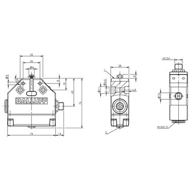 BNS 819-FR-60-101-FD-S80R BALLUFF  - Codice di ordinazione: BNS0015