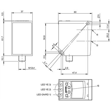 BOD 37M-LA01-S92 BALLUFF  - Codice di ordinazione: BOD001U