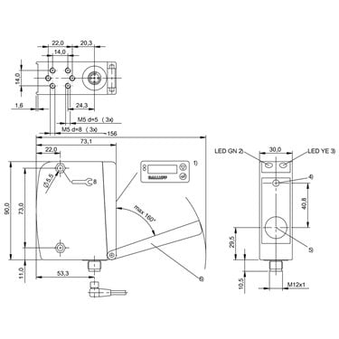BOD 66M-LB14-S92 BALLUFF  - Codice di ordinazione: BOD001F