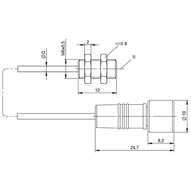 BOH DI-M06-002-01-S49F BALLUFF  - Codice di ordinazione: BOH003M
