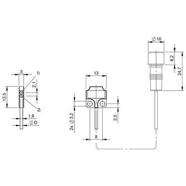BOH DK-R018-002-01-S49F BALLUFF  - Codice di ordinazione: BOH0028