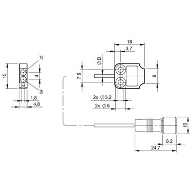 BOH DK-R027-003-01-S49F BALLUFF  - Codice di ordinazione: BOH0029