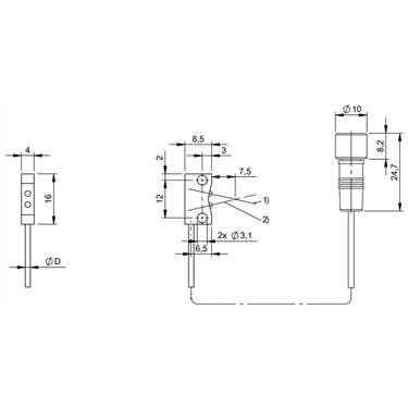 BOH FK-Z001-001-01-S49F BALLUFF  - Codice di ordinazione: BOH002L