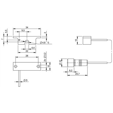 BOH TJ-T48-001-01-S49F BALLUFF  - Codice di ordinazione: BOH0015