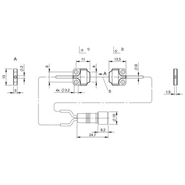 BOH TK-R018-001-01-S49F BALLUFF  - Codice di ordinazione: BOH002C