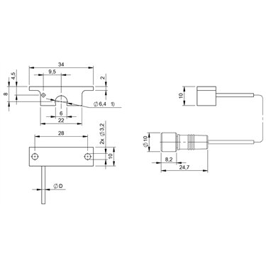 BOH TR-T64-001-01-S49F BALLUFF  - Codice di ordinazione: BOH001A