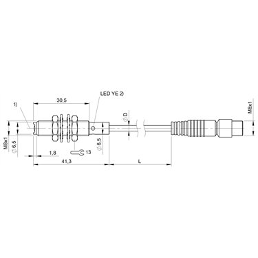 BOS 08E-PI-KH22-00,2-S49 BALLUFF  - Codice di ordinazione: BOS0246
