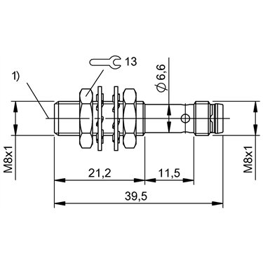 BOS 08E-X-LS20-S49 BALLUFF  - Codice di ordinazione: BOS01U8