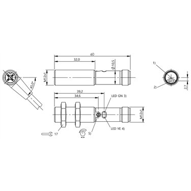 BOS 12M-PO-ID10-S4 BALLUFF  - Codice di ordinazione: BOS01ZJ