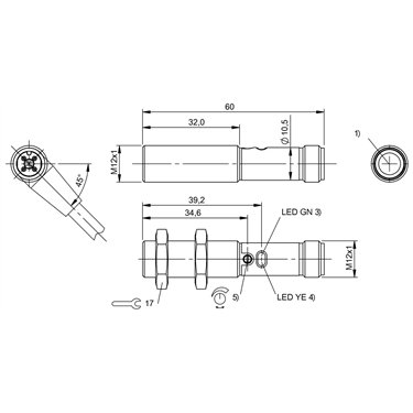 BOS 12M-PO-RE10-S4 BALLUFF  - Codice di ordinazione: BOS01WU
