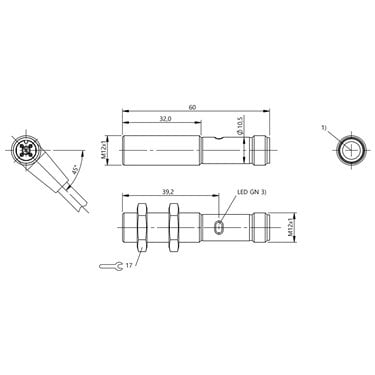 BOS 12M-X-RS10-S4 BALLUFF  - Codice di ordinazione: BOS01TW