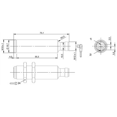 BOS 18E-PA-RD20-S4 BALLUFF  - Codice di ordinazione: BOS01KE