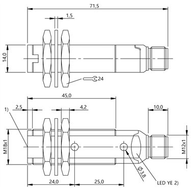 BOS 18KF-NA-1XA-S4-C BALLUFF  - Codice di ordinazione: BOS00JF