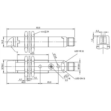 BOS 18KW-NA-1QC-S4-C BALLUFF  - Codice di ordinazione: BOS00L8