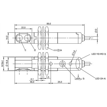 BOS 18KW-PA-1HA-C-02 BALLUFF  - Codice di ordinazione: BOS00LF