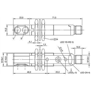 BOS 18KW-PA-1HA-S4-C BALLUFF  - Codice di ordinazione: BOS00LH