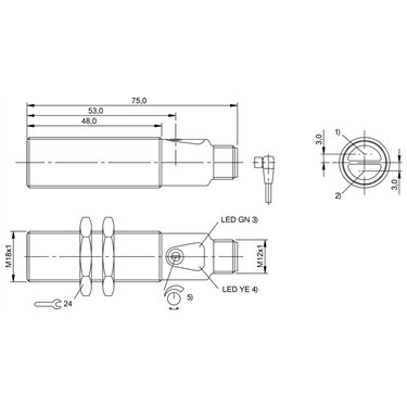 BOS 18M-PA-IR20-S4 BALLUFF  - Part Number: BOS01F0