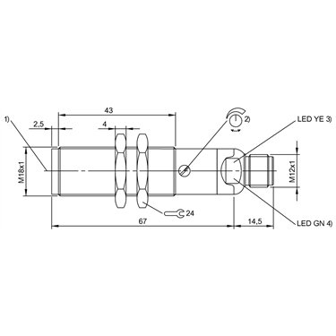 BOS 18M-PA-LR10-S4S BALLUFF  - Codice di ordinazione: BOS013N