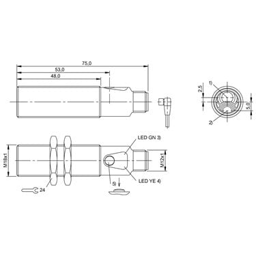 BOS 18M-PI-RD30-S4 BALLUFF  - Codice di ordinazione: BOS01UA