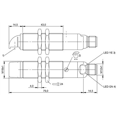 BOS 18MR-PA-LD10-S4 BALLUFF  - Codice di ordinazione: BOS0142