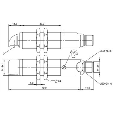 BOS 18MR-PA-LE10-S4 BALLUFF  - Codice di ordinazione: BOS0144