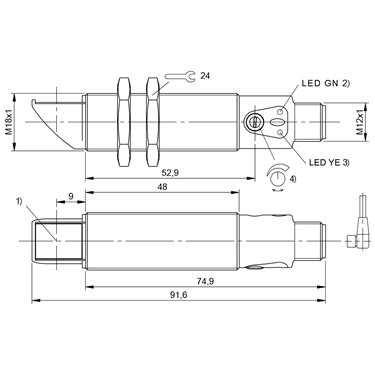 BOS 18MR-PA-RE20-S4S BALLUFF  - Codice di ordinazione: BOS027Y
